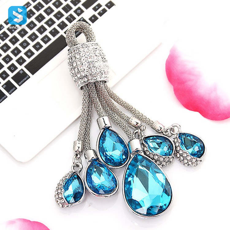 Car crystal keychain